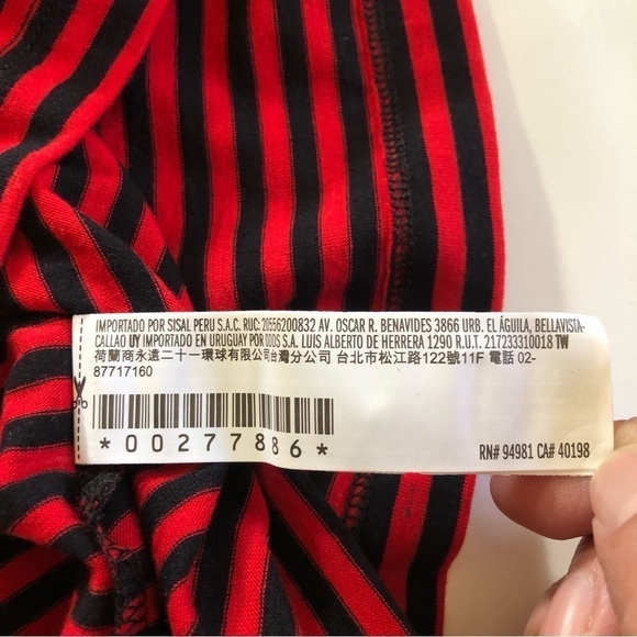 Disney x Forever 21 Mens Crewneck Striped Short Sleeves T-Shirt Size Medium - Picture 9 of 9